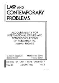 ACCOUNTABILITY FOR INTERNATIONAL CRIMES AND SERIOUS VIOLATIONS OF FUNDAMENTAL HUMAN RIGHTS: LAW AND CONTEMPORARY PROBLEMS