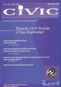 CIVIC, vol. 1 no. 1, April 2003 - Towards Civil Society: A New Beginning?