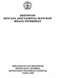 DISEMINASI RENCANA AKSI NASIONAL (RAN) HAM BIDANG PENDIDIKAN