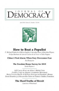 Journal of Democracy, Volume 31, Number 2, April 2020