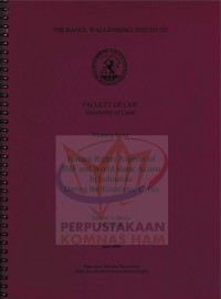 Human Rights Aspects of IMF and World Bank Action In Indonesia During the Economic Crisis