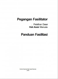 Pegangan Fasilitator; Pelatihan Dasar Hak Asasi Manusia; Panduan Fasilitasi