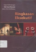 Ringkasan Eksekutif: Kajian Perlindungan Hak Asasi Manusia dalm RUU KUHPidana