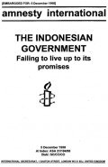 The Indonesian Government: Failing to Live up to its Promises