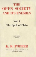 The Open Society and Its Enemies: VOLUME 1 : The Spell Of Plato