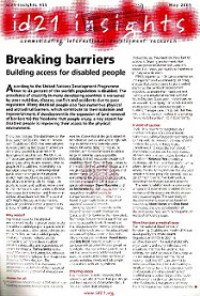 id 21 insights: Breaking barriers, Building access for disabled persons / #55 - May 2005