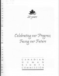 Celebrating our Progress, Facing our Future: 20 Years