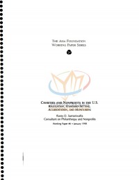 CHARITIES AND NONPROFITS IN THE U.S.: REGULATION, STANDARD-SETTING, ACCREDITATION, AND MONITORING