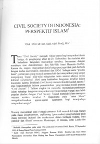 Civil Society di Indonesia: Perspektif Islam