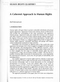 A Coherent Approach to Human Rights: Human Rights Quarterly Vol.17