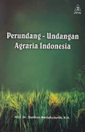 Perundang-Undangan Agraria Indonesia