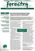 forestry: Can environmental services improve local liveihoods?