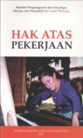 Hak atas Pekerjaan: Masalah pengangguran dan Solusinya ditinjau dari perspektif HAM - (5828)