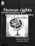 Human rights from the perspective of business and industry - a checklist