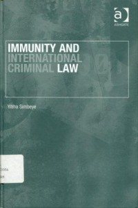 Immunity and International Criminal Law