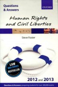 Human Rights and Civil Liberties: Questions & Answers