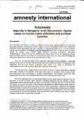 amnesty international: Indonesia Impunity in Nanggroe Aceh Darussalam: Appeal cases on human rights defender and political activists