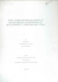 Indicators for Programming in Human Rights and Democratic Development: A Preliminary Study