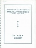 Laporan Studi Banding: Public Affairs HREOC: Australia 26 s/d 30 Juni 2000