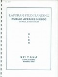 Laporan Studi Banding: Public Affairs HREOC: Australia 26 s/d 30 Juni 2000