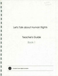 Let's talk about Human Rights: teacher's guide book 1