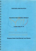 HAK-HAK PARA PEKERJA MIGRAN: Lembar Fakta No. 24