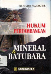 Hukum Pertambangan: Mineral & Batubara (7104)