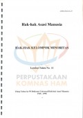 HAK-HAK KELOMPOK MINORITAS: Lembar Fakta No. 18