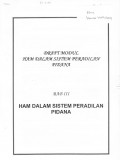 DRAFT MODUL HAM DALAM SISTEM PERADILAN PIDANA: Bab III