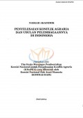 Naskah Akademik Penyelesaian Konflik Agraria dan Usulan Pelembagaannya di Indonesia, Juni 2004