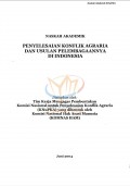 Naskah Akademik Penyelesaian Konflik Agraria dan Usulan Pelembagaannya di Indonesia, Juni 2004