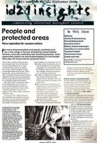 id21 insights - People and protected areas: New agendas for conservation / #57 September 2005