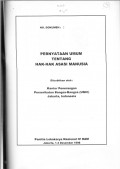 Pernyataan Umum tentang Hak-Hak Asasi Manusia