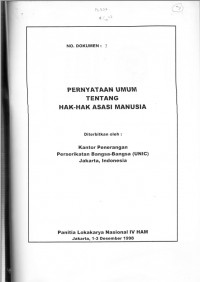 Pernyataan Umum tentang Hak-Hak Asasi Manusia