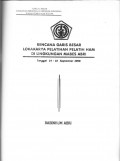 Rencana Garis Besar Lokakarya Pelatihan Pelatih HAM Di Lingkungan MABES ABRI