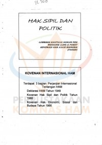 HAK SIPIL DAN POLITIK: Lembaga Bantuan Hukum (LBH) Pos Merauke - Pusat Advokasi Hak Asasi Manusia (PAHAM)