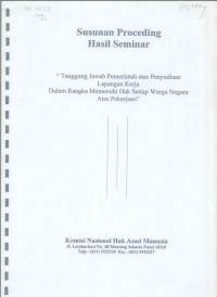 Susunan Proceding Hasil Seminar: 